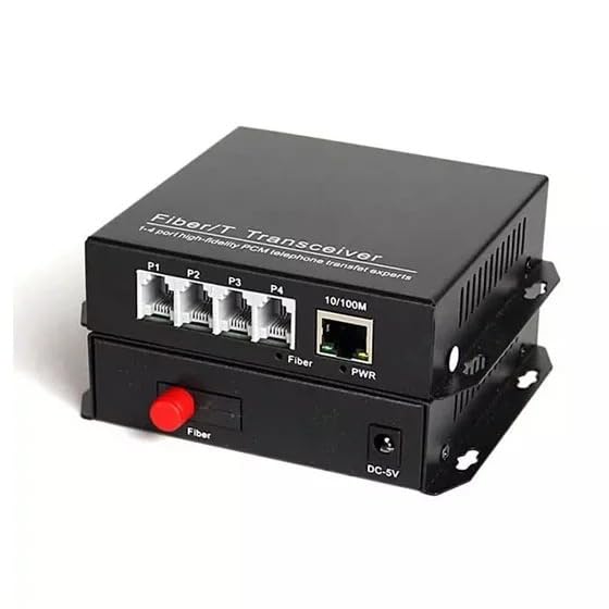 BOXNUBE RJ11 Telephone Line + Ethernet Fiber Extender 4 Channel/Pair 4P Fiber Optic Converter RJ11 to Fiber Box BOXNUBE RJ11 Telephone Line + Ethernet Fiber Extender 4 Channel/Pair 4P Fiber Optic Converter RJ11 to Fiber Box